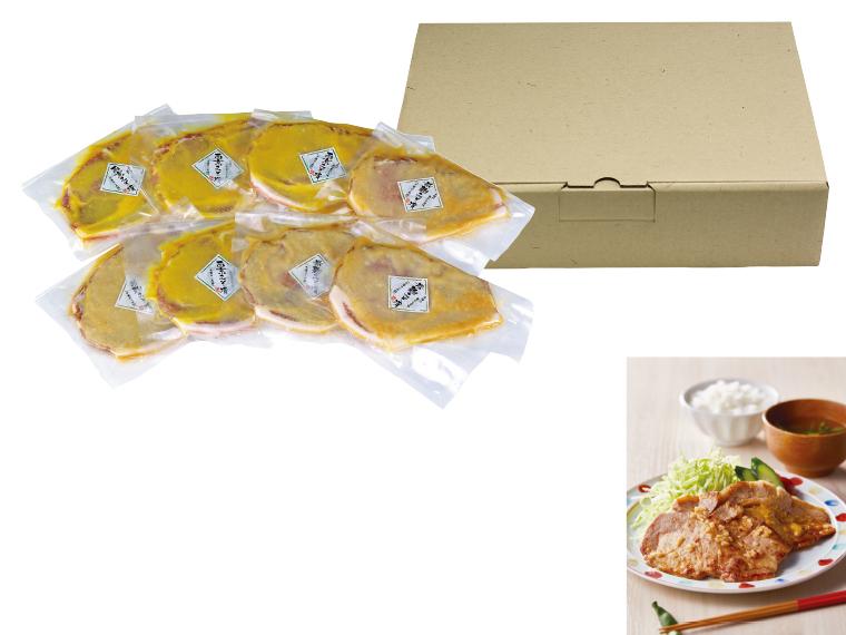 自宅 千葉のこめ豚ロース味噌漬け詰合せ 西京漬け100g×4、米麹味噌漬け100g×4