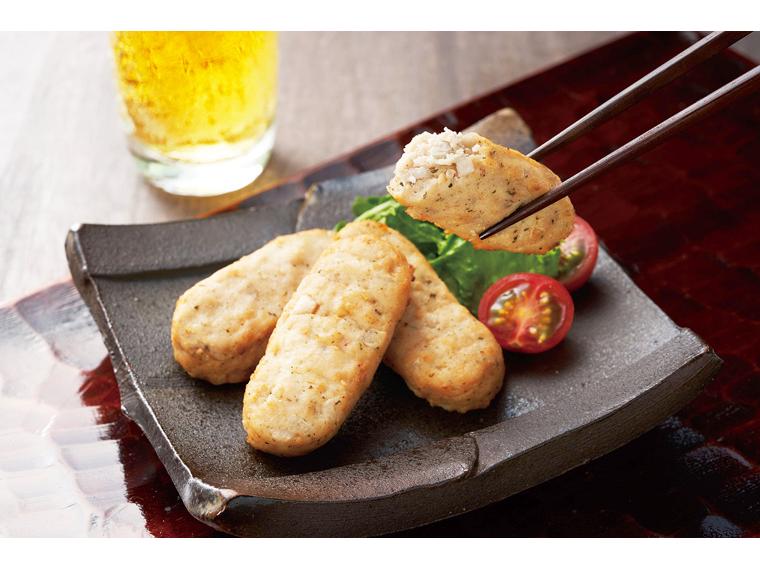 みつせ鶏梅じそ焼きつくね（レンコン入り） 210g（約8個）