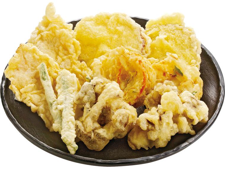 国産素材の天ぷら盛り合わせ 5種290g