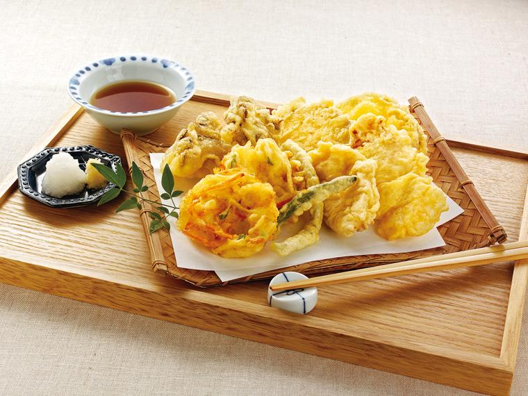 国産素材の天ぷら盛り合わせ 5種290g