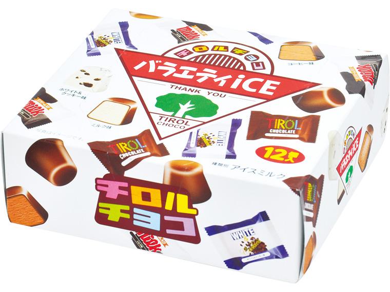 チロルチョコバラエティアイス 12ml×4×3種