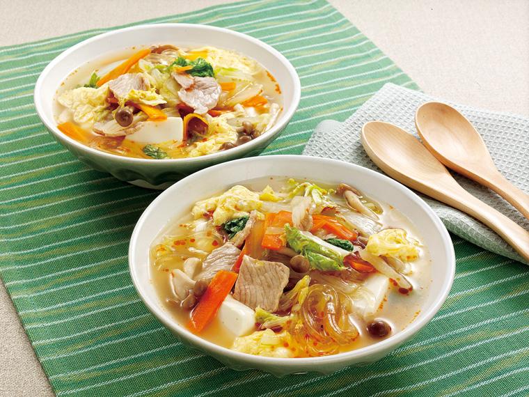おかずキット　産直豚肉の酸辣湯風春雨 2人前