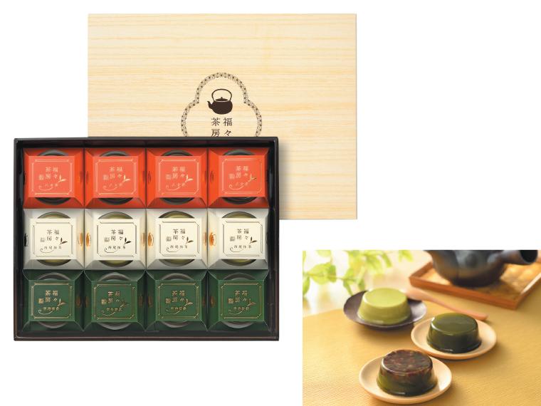 自宅 福々茶房 緑茶甘味 70g×4×3種