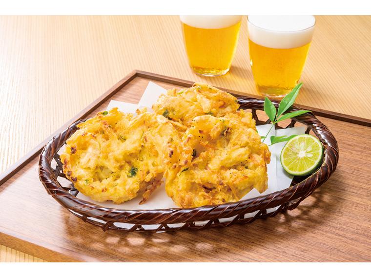 国産野菜と干しえびかき揚げ 4枚200g