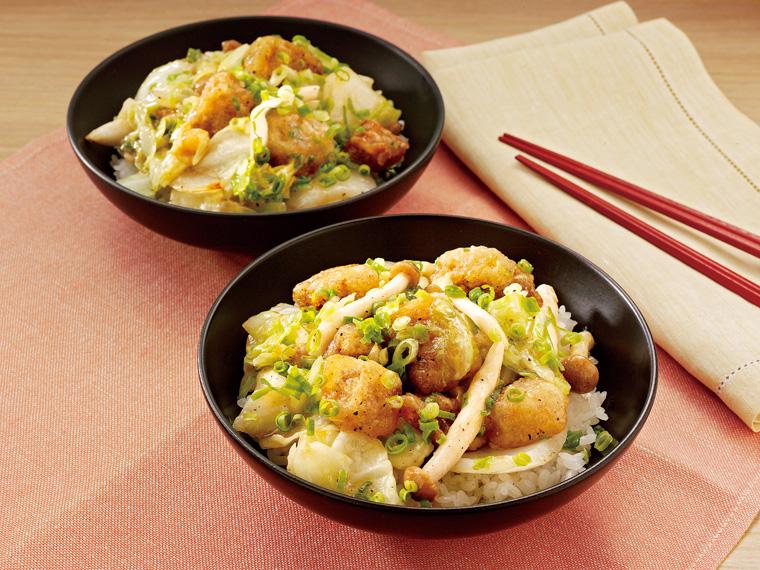おかずキット　ねぎ塩豚唐揚げ丼 2人前