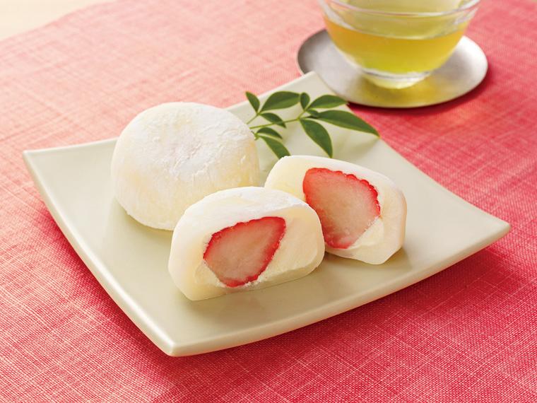 ふんわりおもちの雪見いちご 2個100g