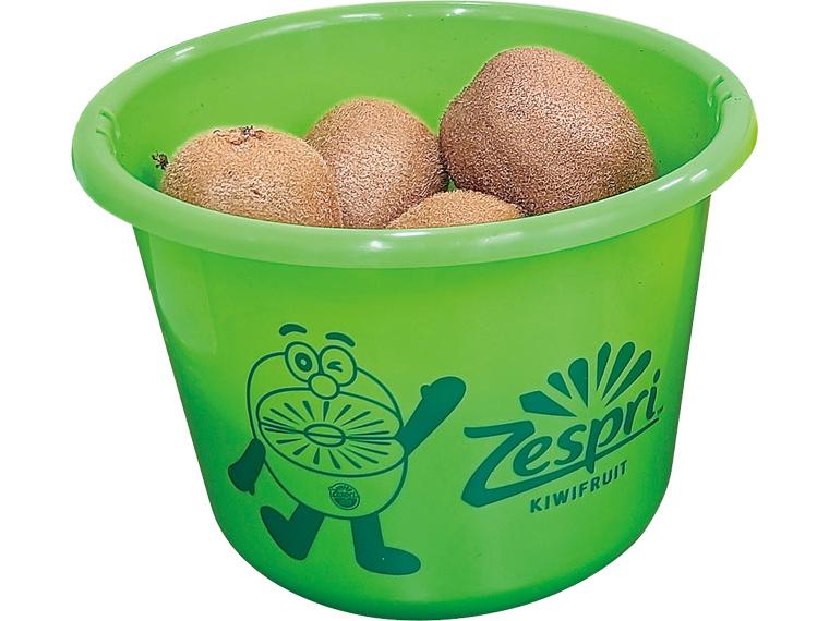 ニュージーランド産有機グリーンキウイフルーツ（バケツ入） 1ｋｇ（9〜12玉）
