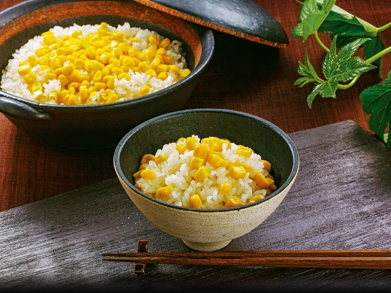 とうもろこしごはんの素 240g(とうもろこし具200g　スープ(別添)40g)