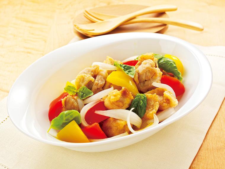 南国元気鶏モモ肉切身（唐揚用）バラ凍結 500g