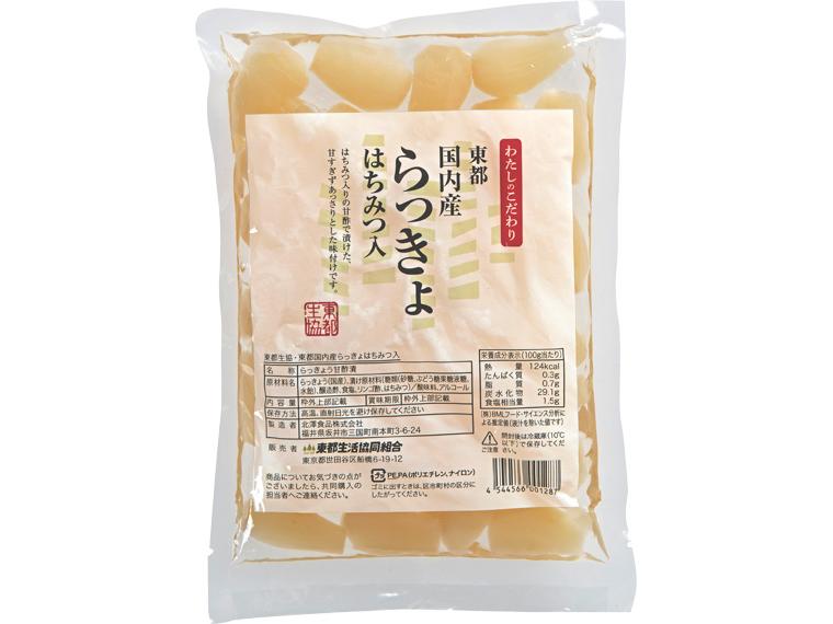 東都国内産らっきょはちみつ入 250g