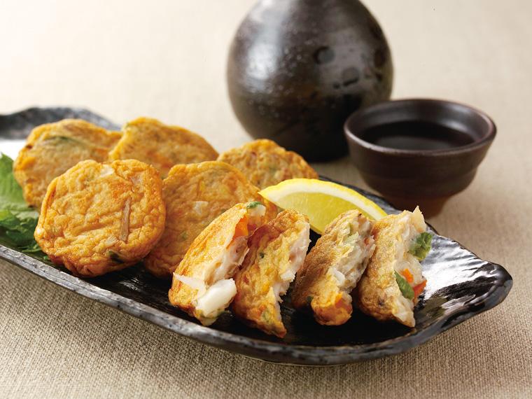 秋の舞茸天・ごつごつイカ天（野菜入り） 2種7品