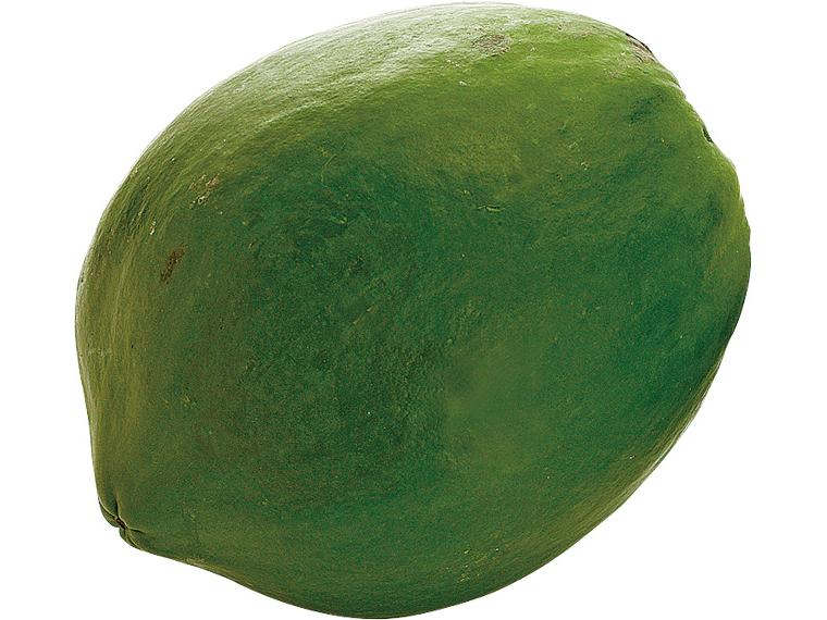 無無国産青パパイヤ 1玉（400g）
