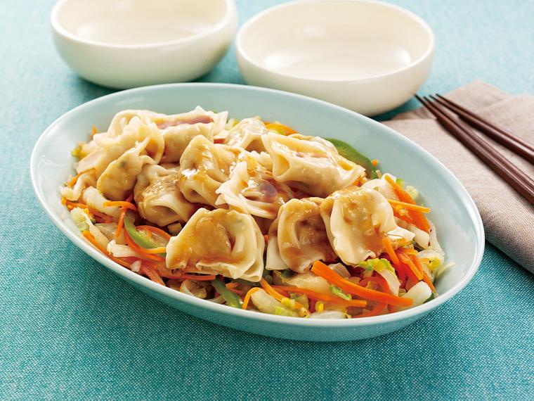 おかずキット　野菜と食べる！さっぱり水餃子 2人前