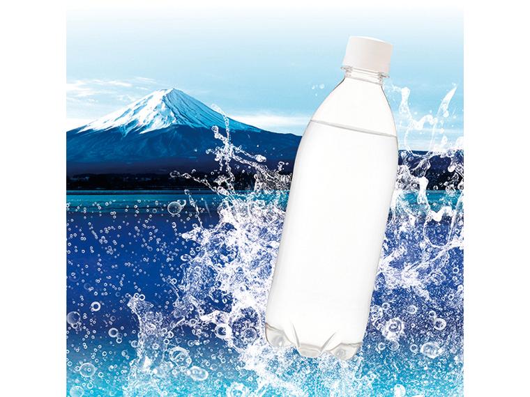 クリスタルスパーク　富士山の強炭酸水レモン（ラベルレス）（ペットボトル） 500ml×24
