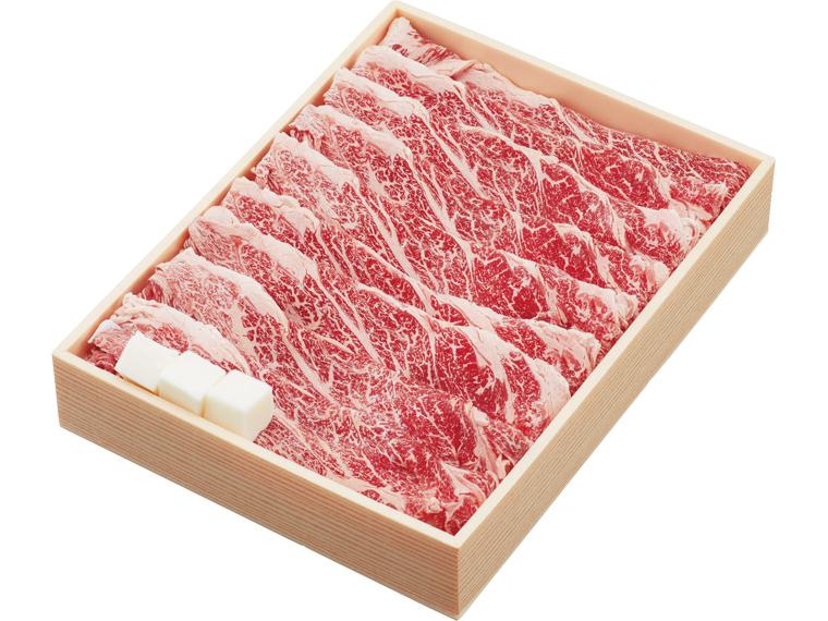 自宅　八千代黒牛肩ロースすきやき用 500g