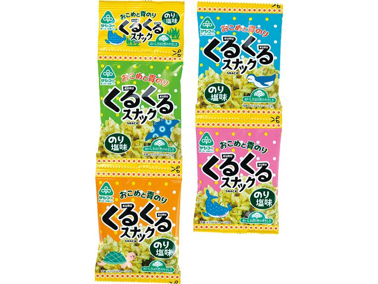 くるくるスナック　のり塩味　１０ｇ×４