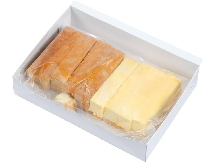 訳ありチーズケーキバー（ベイクド＆キャラメル） 450g