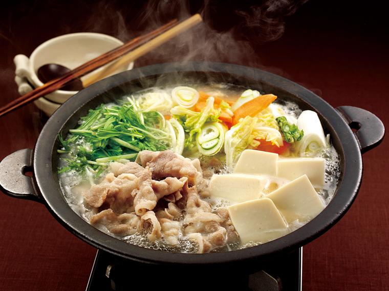 おかずキット　産直豚肉の塩こうじ生姜鍋 2〜3人前