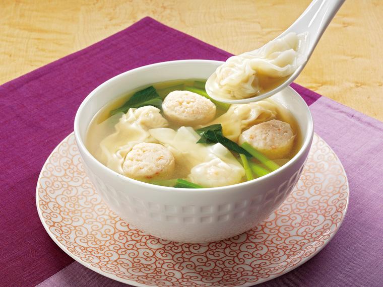 えびワンタンとかにつみれのスープセット 190g（つみれ6個・わんたん6個・スープ40g）