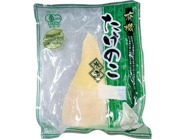 [数量限定2000個（抽選）]静岡県産有機たけのこ水煮ハーフトライ 120g