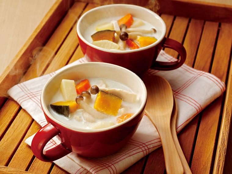 おかずキット　根菜の彩りミルクスープ 2人前