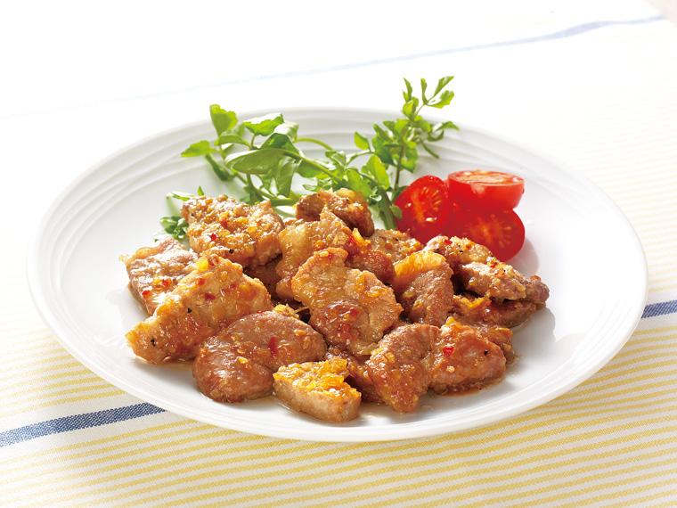 千葉のこめ豚肩ロース一口ステーキ（オニオン） 200g