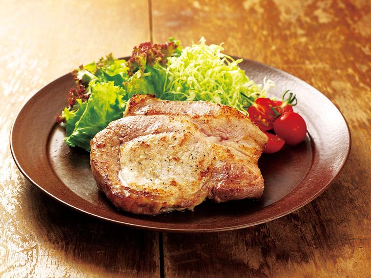 めぐみ米豚ローステキ・カツ用筋切り済（分包） 3枚300g