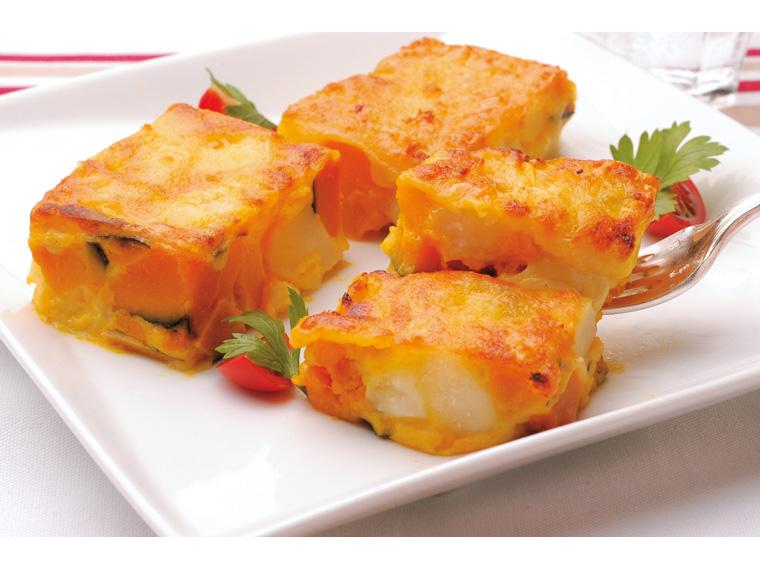 かぼちゃとポテトのチーズ焼き 4個232g