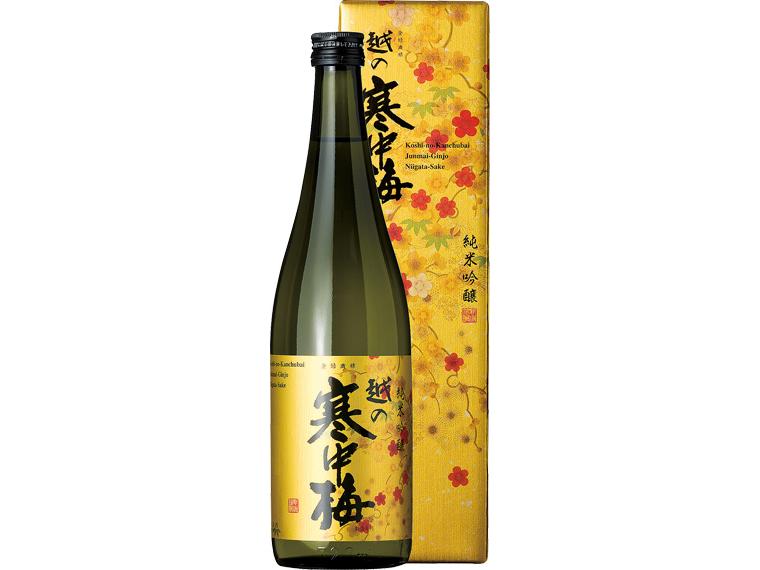 越の寒中梅　金ラベル　純米吟醸 720ml