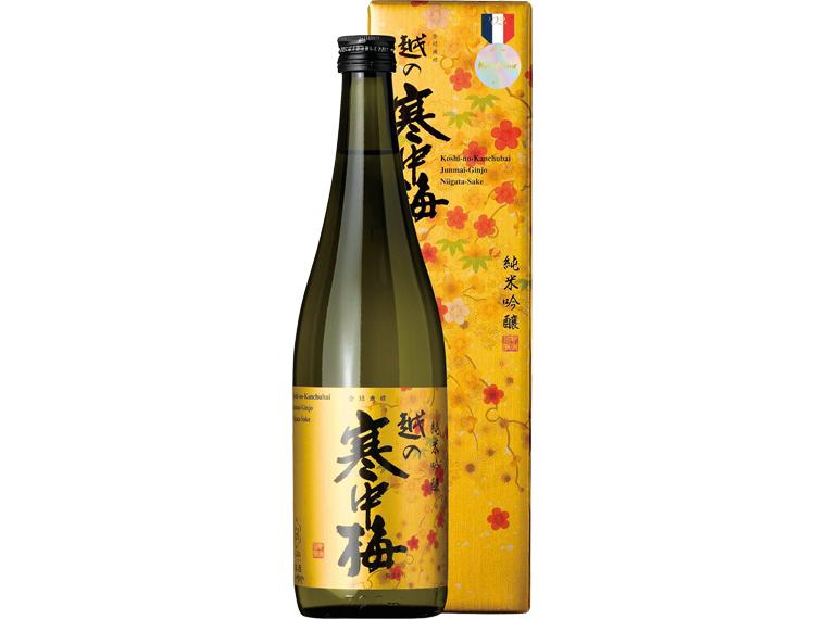 早割　越の寒中梅　金ラベル　純米吟醸 720ml