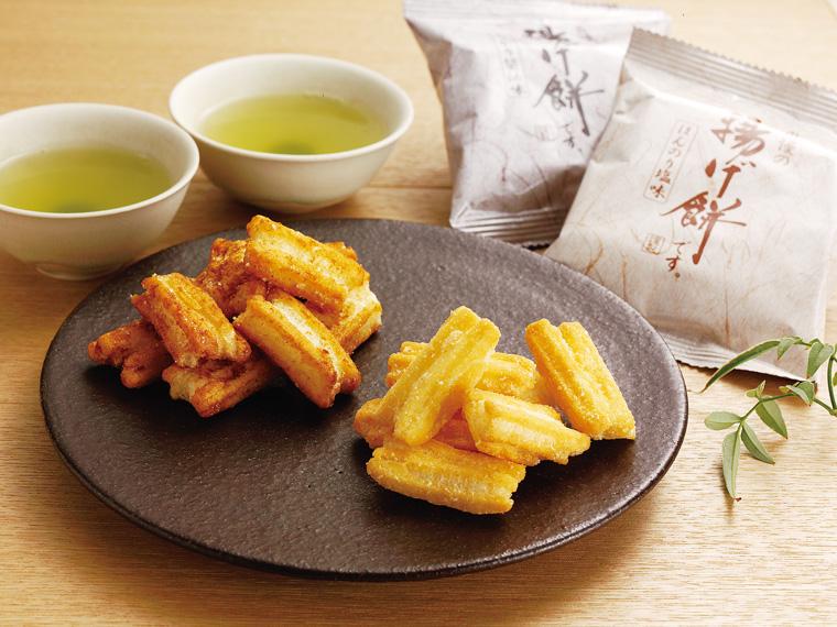 早割　揚げかきもち2種セット 醤油味20g×10・塩味20g×10