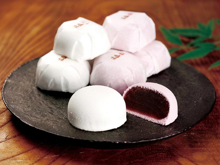 早割　梅塩味まんじゅう 白4個、梅4個