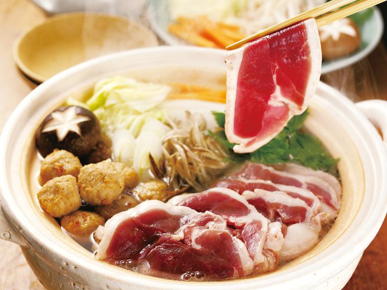 早割　岩手あい鴨鍋セット あい鴨200g・あい鴨入り鶏だんご100g・つゆ50g×2