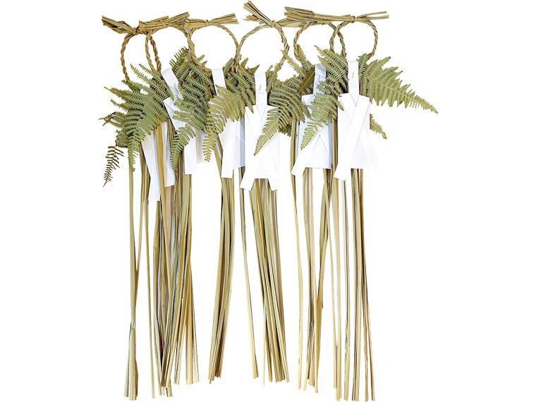 早割　輪宝飾り（生6本組） 6本