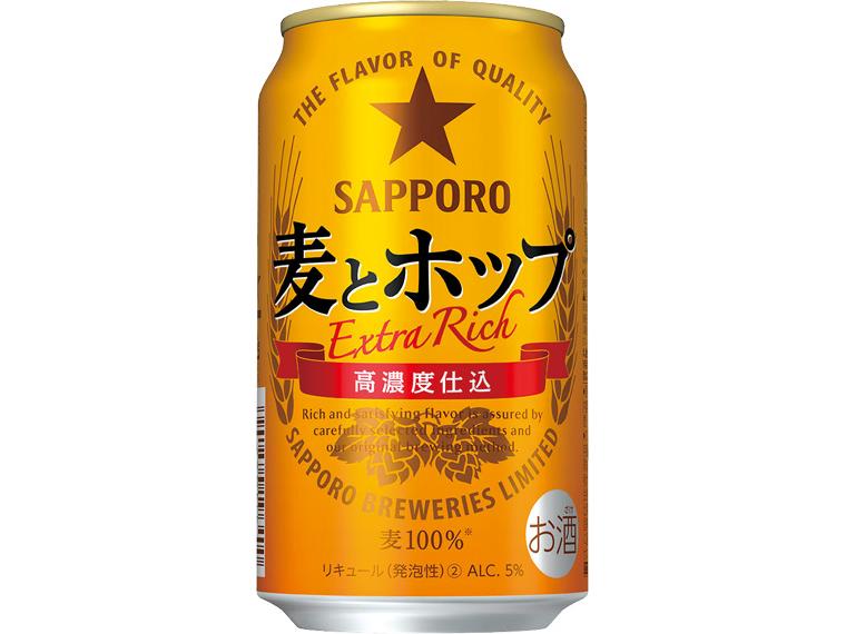 サッポロ　麦とホップ 350ml×24