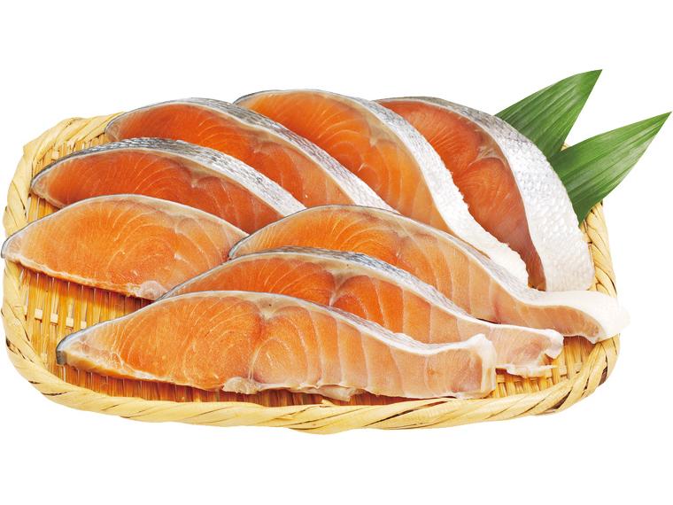 枝幸産塩秋鮭切身（中辛口）徳用 8切400g