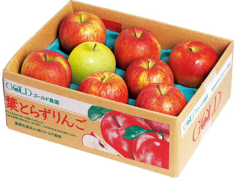 ゴールド農園の「初日の出りんご」 2kg箱（6〜9玉）