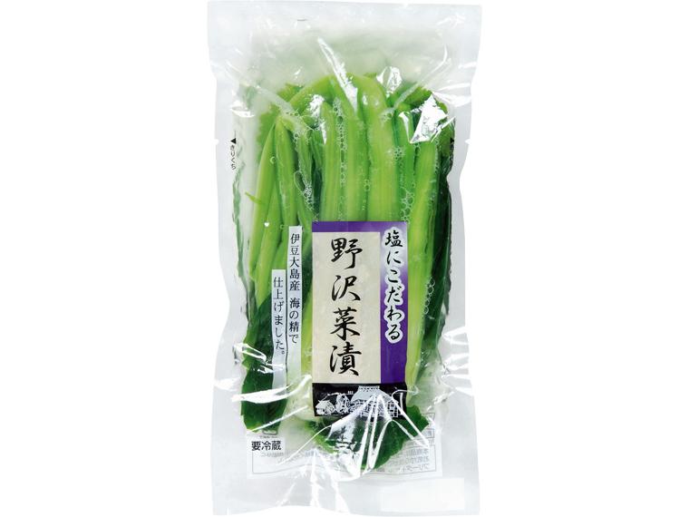 塩にこだわる野沢菜漬 250g