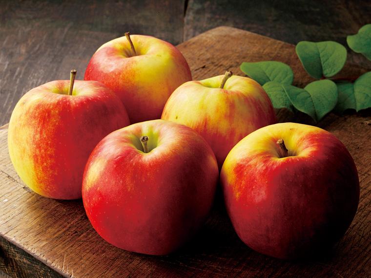 葉とらず無袋りんご（ふじ）大袋 1.2kg（4〜7玉）