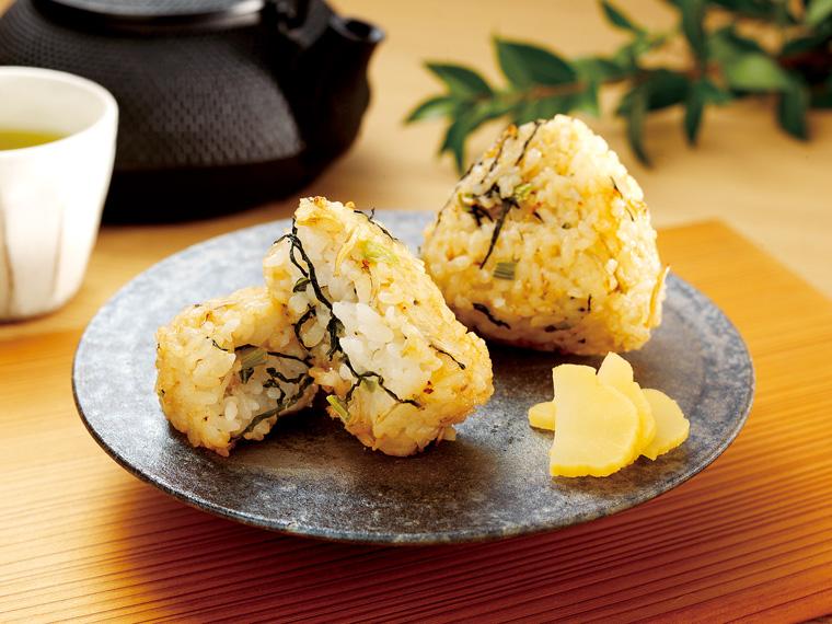 東都金芽米野沢菜としらすの焼おにぎり 50g×6