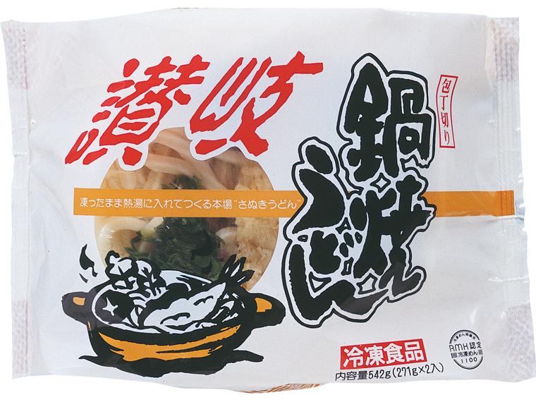 讃岐包丁切り鍋焼うどん（つゆ付） 2食542g