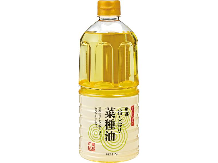 東都一番しぼり菜種油 910g