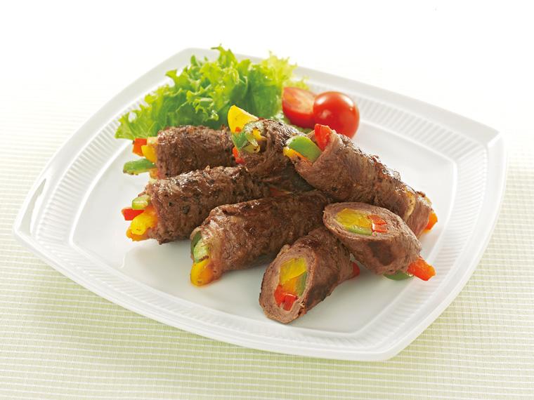 こだわり国産牛赤身切落し（シート巻３本） 210g