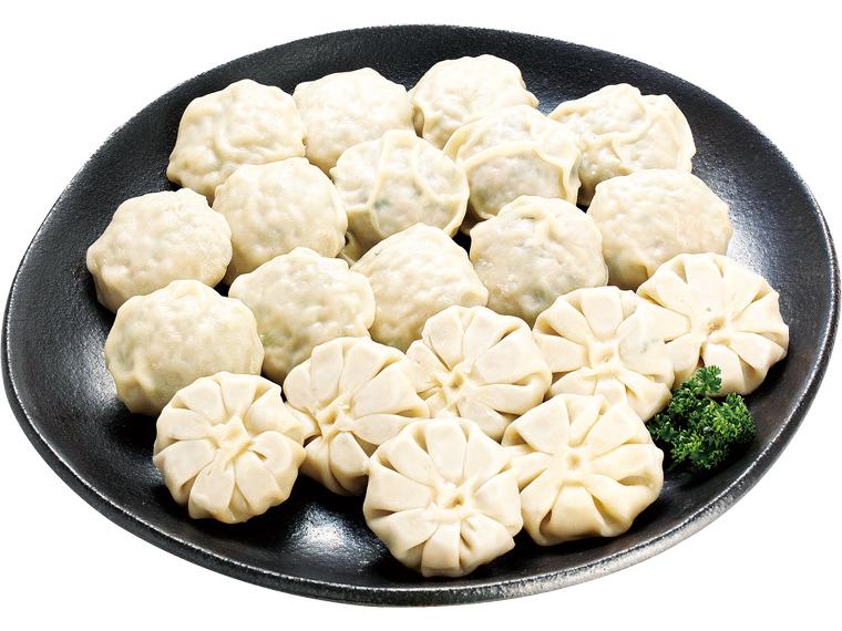 東都胚芽米粉入りもっちりニラまんじゅう 20個500g