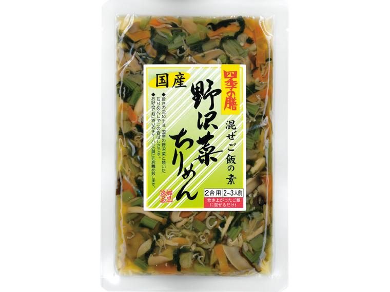 混ぜご飯の素野沢菜ちりめん 120g（2合用）