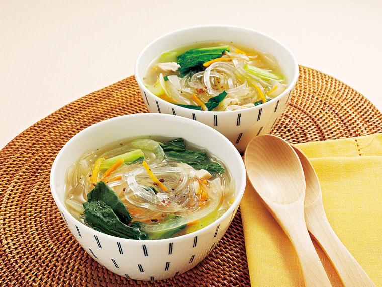 おかずキット　産直鶏肉と春雨のフォー風スープ 2人前