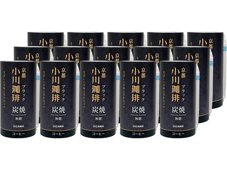 京都　小川珈琲　炭焼　ブラック　無糖 195g×15
