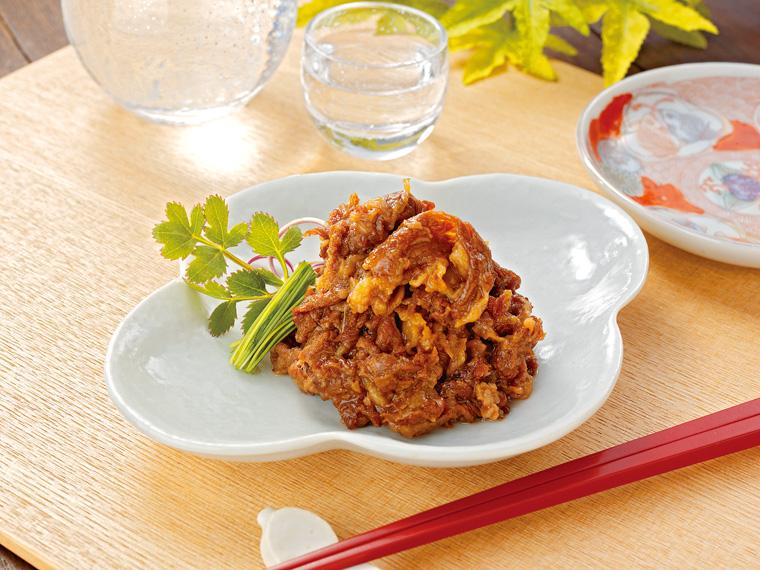 柿安　減塩　牛肉しぐれ 80g