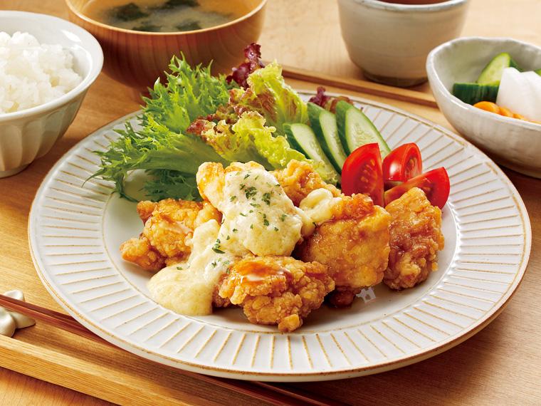 国産鶏の一口チキン南蛮(タルタルソース・甘酢付） 260g(唐揚げ200g、タルタルソース40g、甘酢だれ20g)