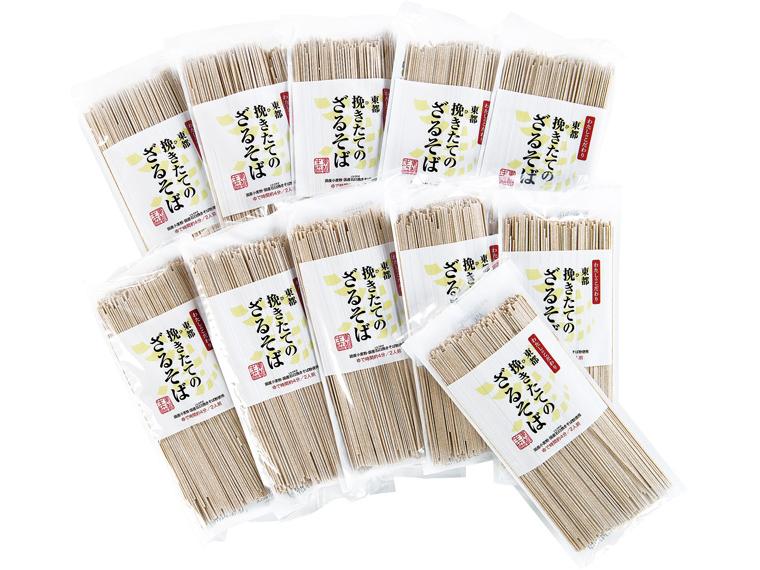 東都挽きたてのざるそば（増量） 200g×10+1